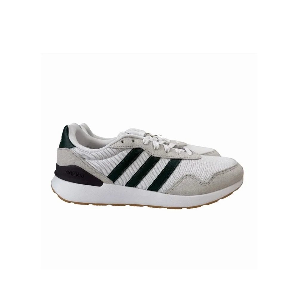 Adidas Run 60s 4.0 White Core Green Grey One Shoes JS1001 Men Size 10